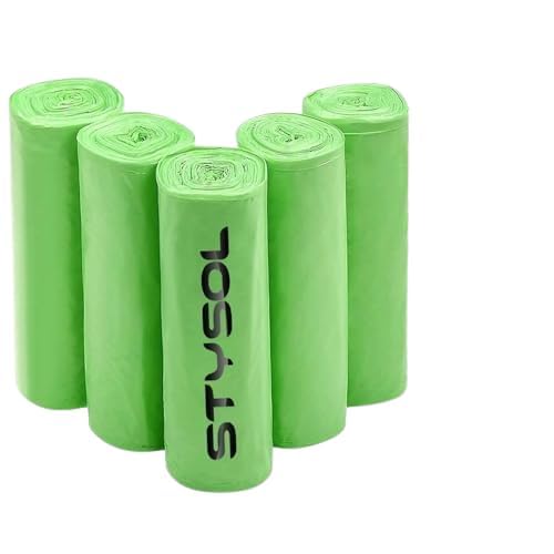 Stysol Stysol Indias 1st Pest Repellent Compostable 120 Garbage Bags Medium 19 x 21 Inch String Tie Mint Scent Pack of 4 30 Each Deny food to Cockroaches - Image 2