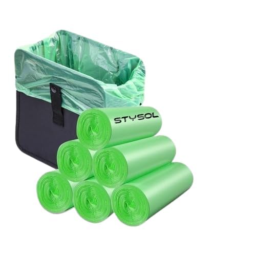 Stysol Stysol Indias 1st Pest Repellent Compostable 120 Garbage Bags Medium 19 x 21 Inch String Tie Mint Scent Pack of 4 30 Each Deny food to Cockroaches - Image 4