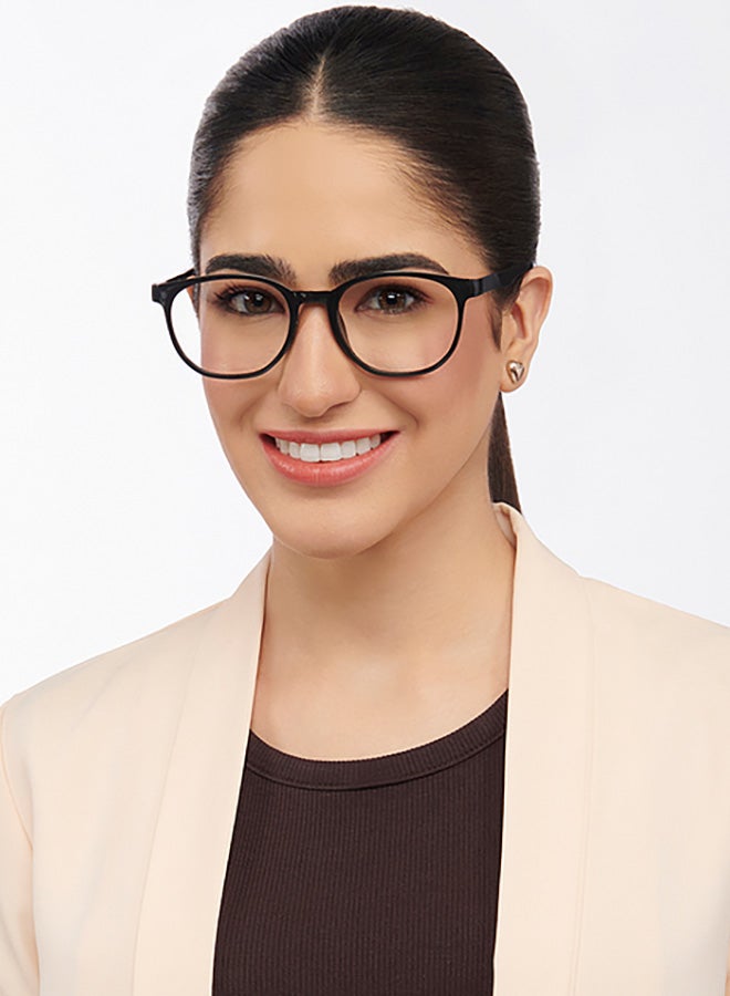 لينسكارت بلو نظارات طبية دائرية للجنسين - LB E14061 - حجم العدسة: 52 مم - Image 3