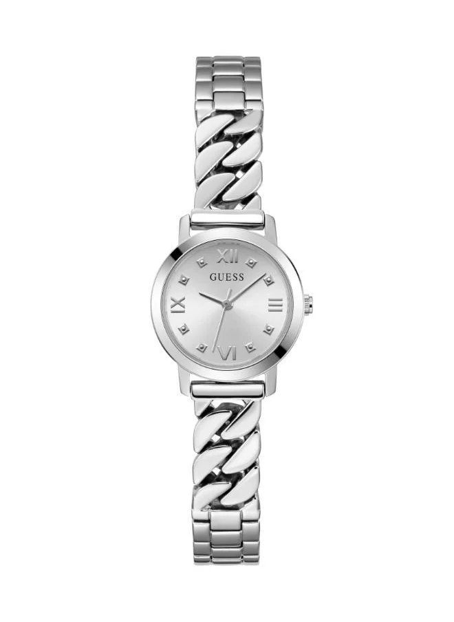 جس Chime Steel Strap Analog Watch