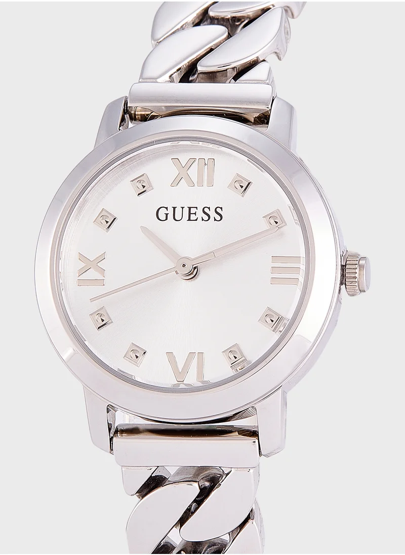 جس Chime Steel Strap Analog Watch