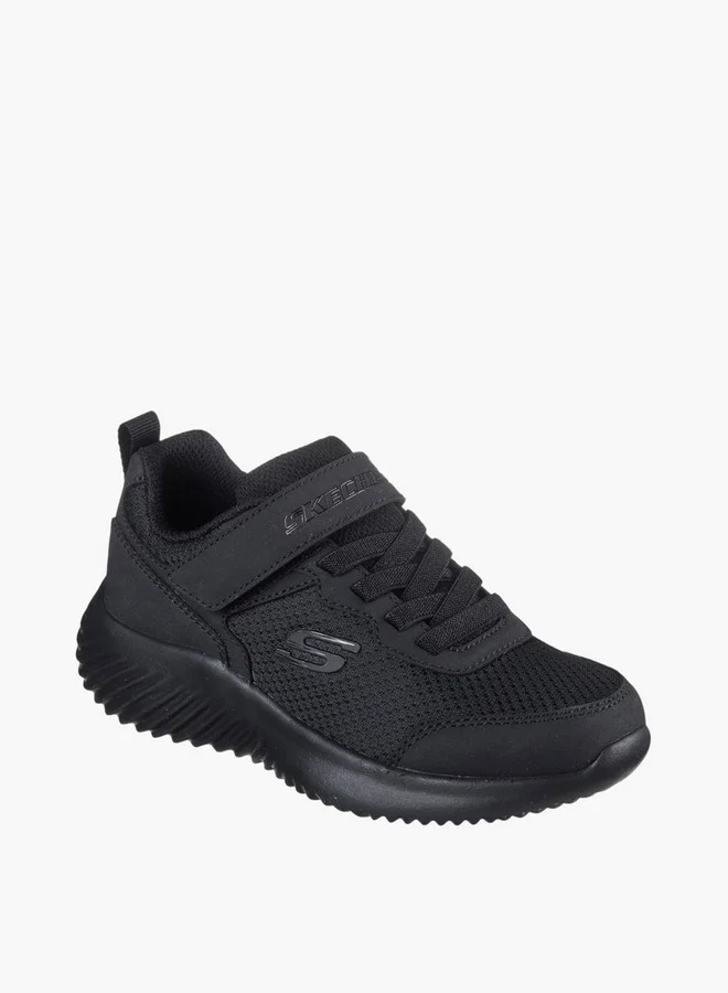 SKECHERS Kids' School Shoes with Hook and Loop Closure - 403906L-BBK