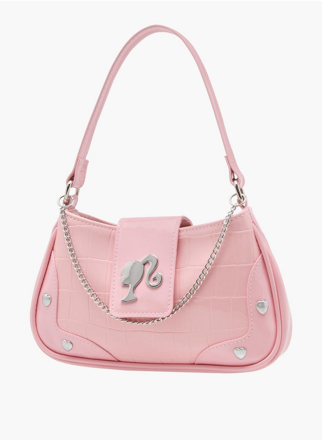 Barbie Girls Applique Shoulder Bag with Chain Strap  - Image 2