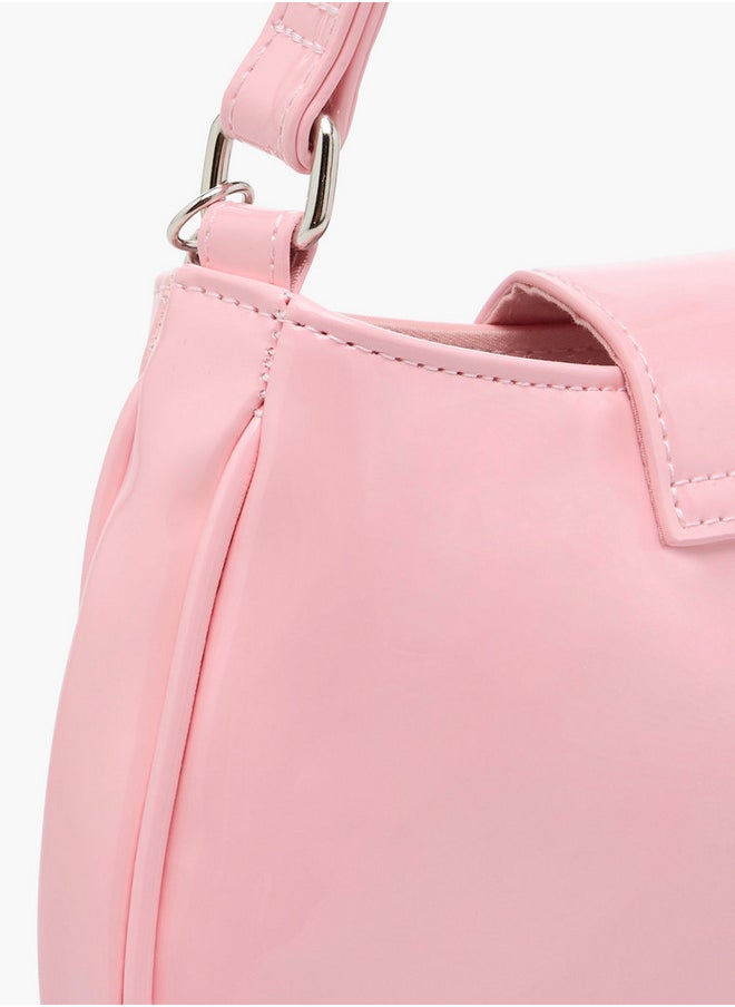 Barbie Girls Applique Shoulder Bag with Chain Strap  - Image 5