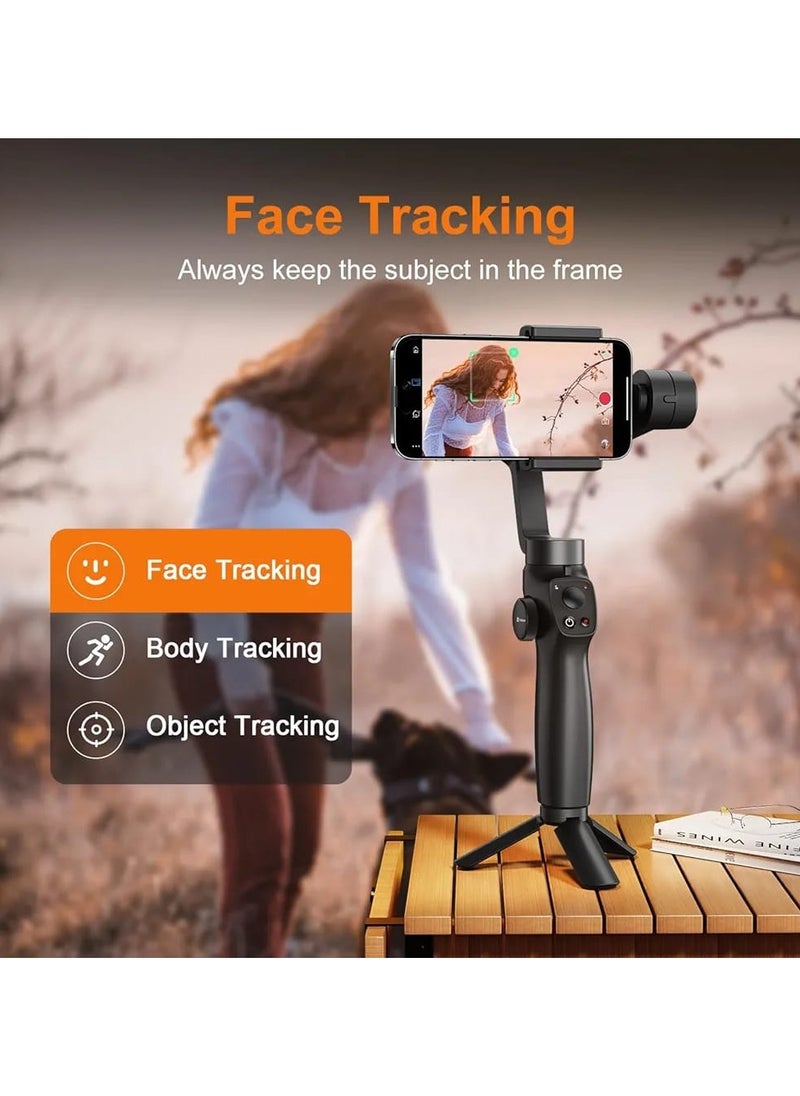 OTTAL 3-Axis Gimbal Stabilizer for iPhone 16 15 14 Pro Max XS X XR Samsung s23 s22 Android Smartphone, Handheld Gimble with Focus Wheel, Phone Stabilizer for Video Recording Vlog - fun snap Capture 2 s Combo  - Image 2