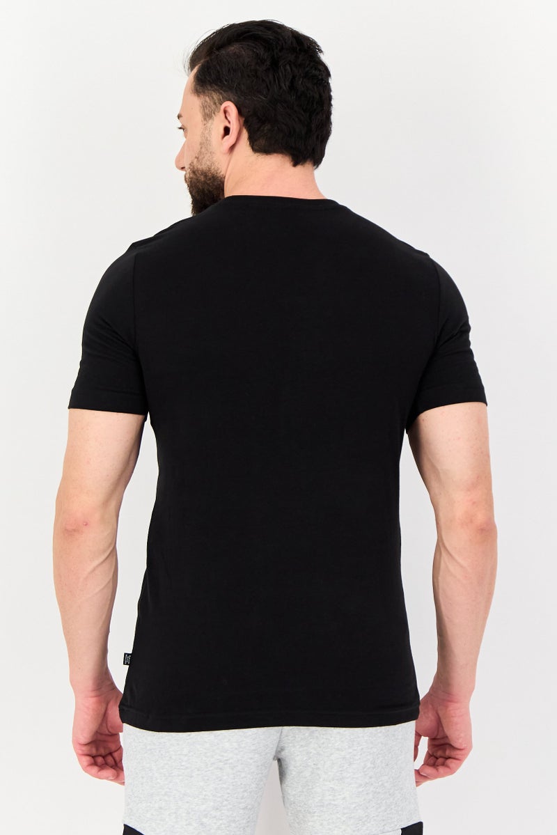 PUMA Men Sportswear Fit Short Sleeve Outdoor T-Shirt, Black - Image 3