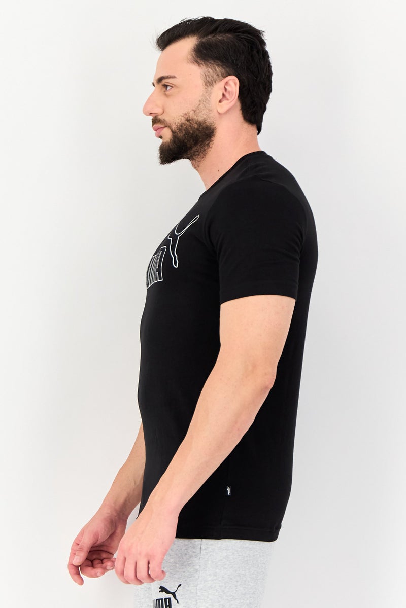 PUMA Men Sportswear Fit Short Sleeve Outdoor T-Shirt, Black - Image 2