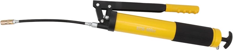 10000PSI High Pressure Manual Grease for Automobiles Trucks Ships with Hose for Comfortable Use and Reliable Performance (Yellow Single Piston) - Image 1