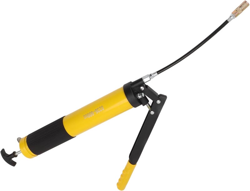 10000PSI High Pressure Manual Grease for Automobiles Trucks Ships with Hose for Comfortable Use and Reliable Performance (Yellow Single Piston) - Image 3