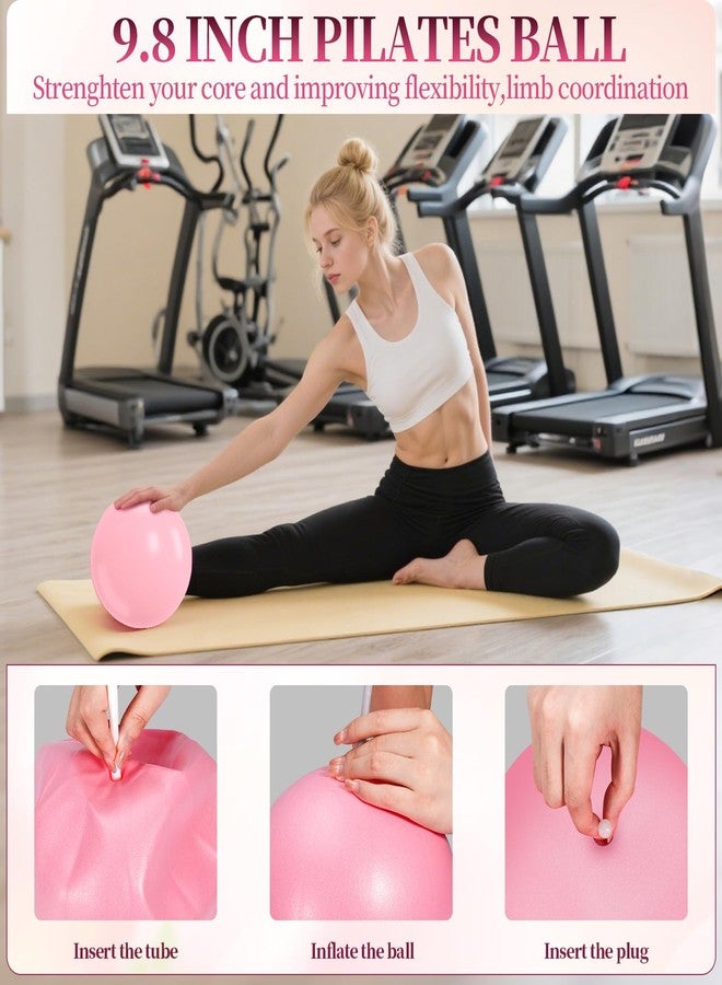 laapee Pilates Essentials Kit for Women 15 Pcs Pilates Equipment for Home Workouts with Yoga Circle Ball Ring, 5 Resistance Bands,Pedal Puller Resistance Band,Anti Slip Socks for Starter Set Accessories - Image 5