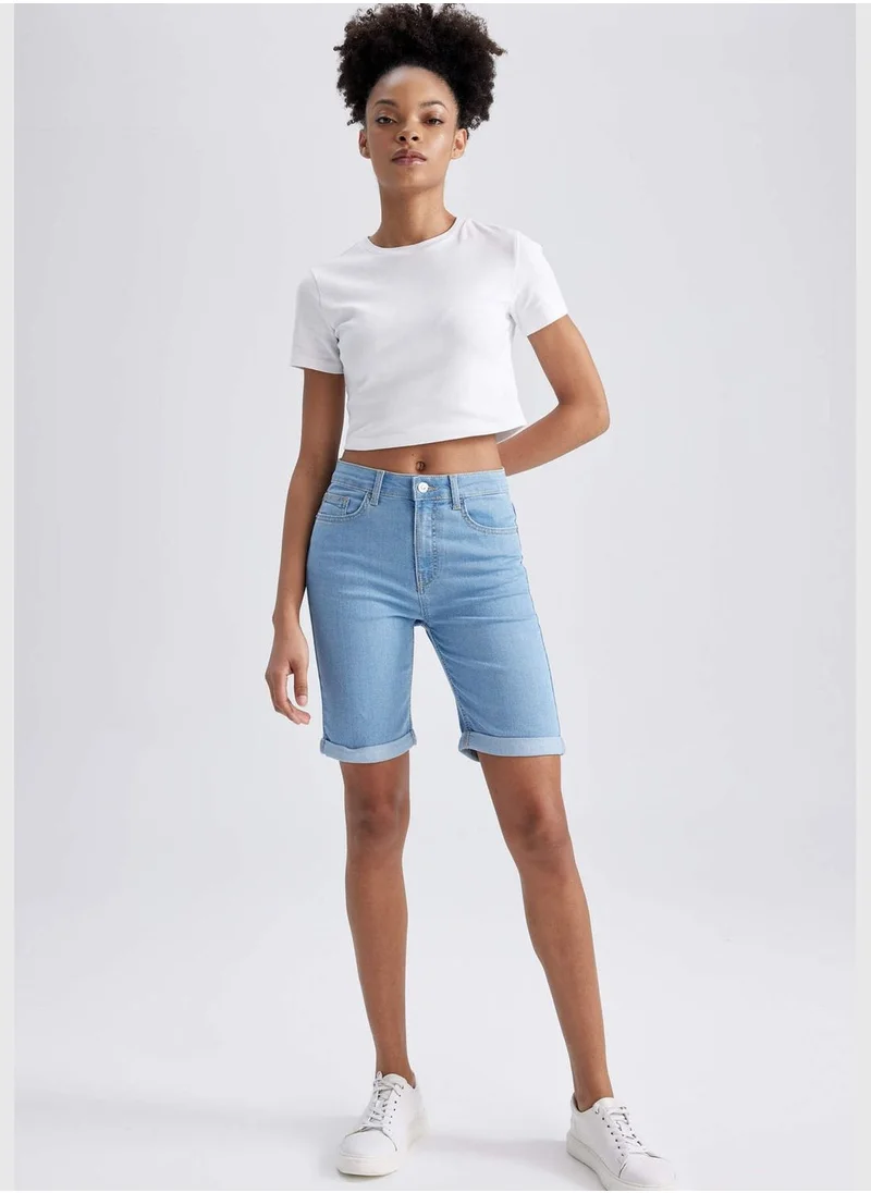 ديفاكتو Woman Denim Bermuda