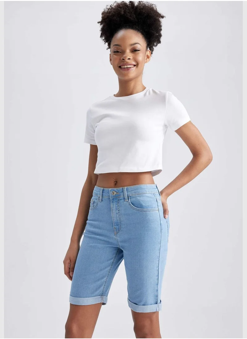 ديفاكتو Woman Denim Bermuda