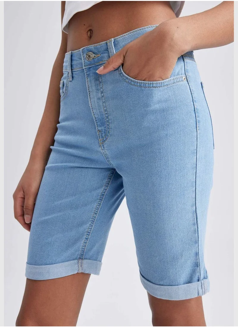 ديفاكتو Woman Denim Bermuda