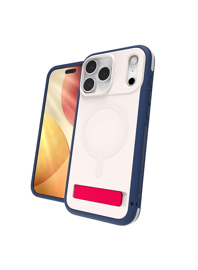 ZAGG iPhone 17 Pro Max Case – Sedona Snap MagSafe Compatible Kickstand Cover with Graphene Strength, 13 ft Drop Protection & Reinforced Bumpers – Royal Ember Blue - Image 3