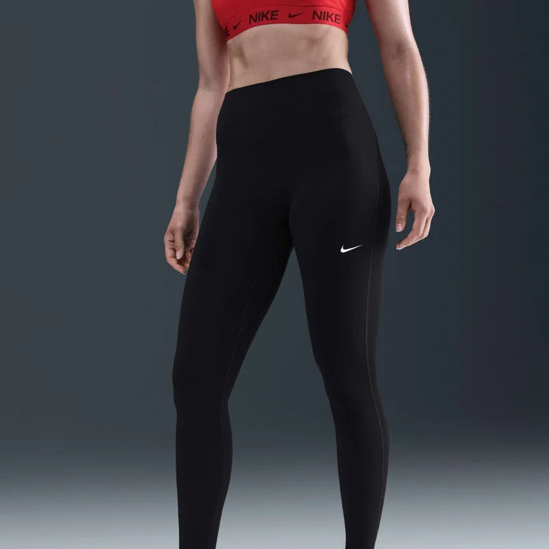 نايكي ليجنز نسائي بخصر عالٍ بدون خياطة أمامية