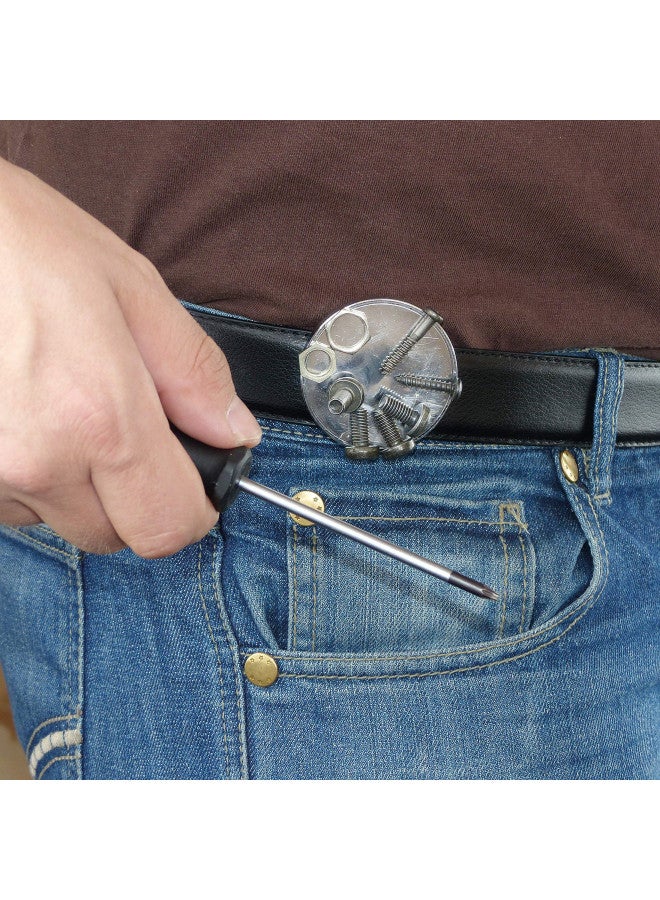 Master Magnetics MASTER MAGNETICS 07221 Handy Mag Magnet with Belt Clip, 2 in Dia - Image 3