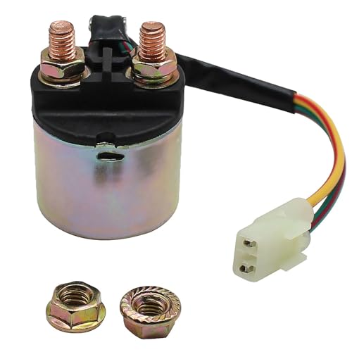 Yerbay Starter Solenoid Relay for Honda TRX350 Rancher 350 2000-2006/TRX420 Rancher 420 2009-2014/TRX500 Foreman 500 2005-2009 2011-2013/TRX450 Foreman 450 1998-2004/TRX400 Foreman 400 1995-2003 - Image 1