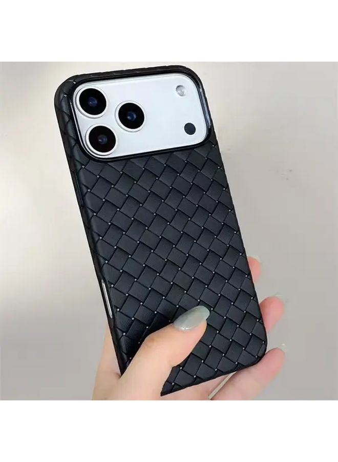 Orange iPhone 14 Case Breathable Heat Dissipating Full Wrap Woven Soft Cover - Image 5