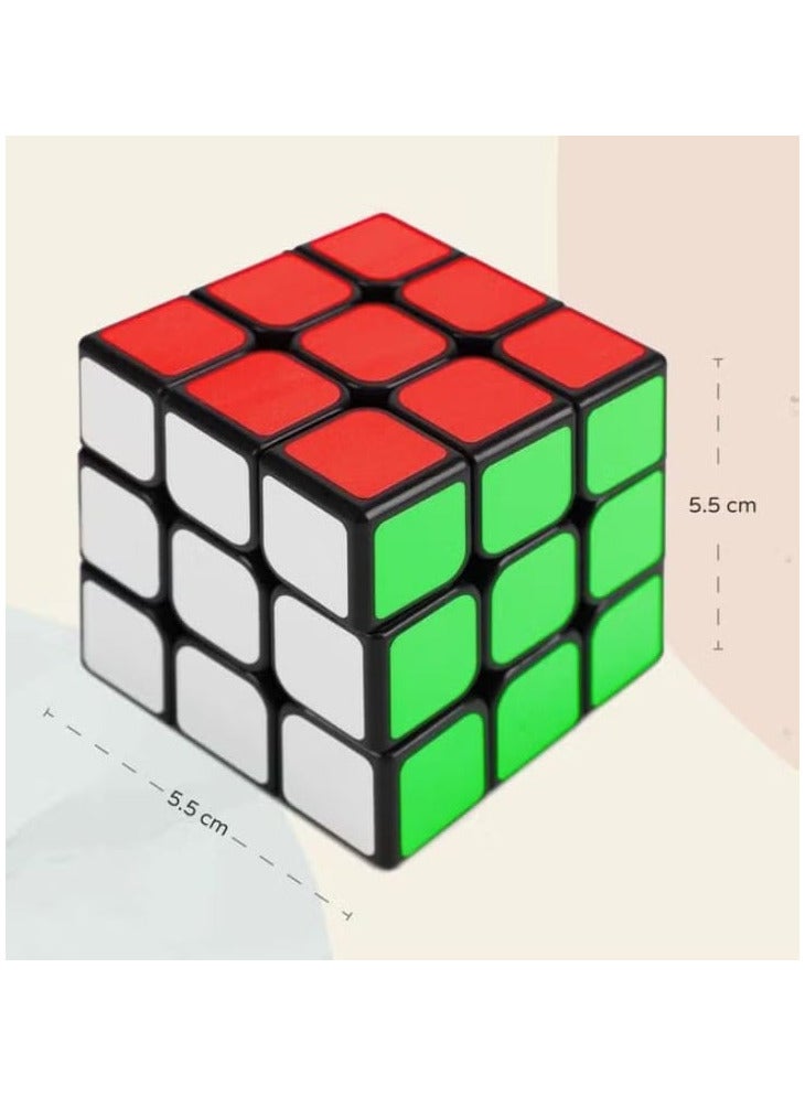 لعبة مكعبات سحرية مطابقة المكعبات للكبار والصغار – 3x3 - Image 3