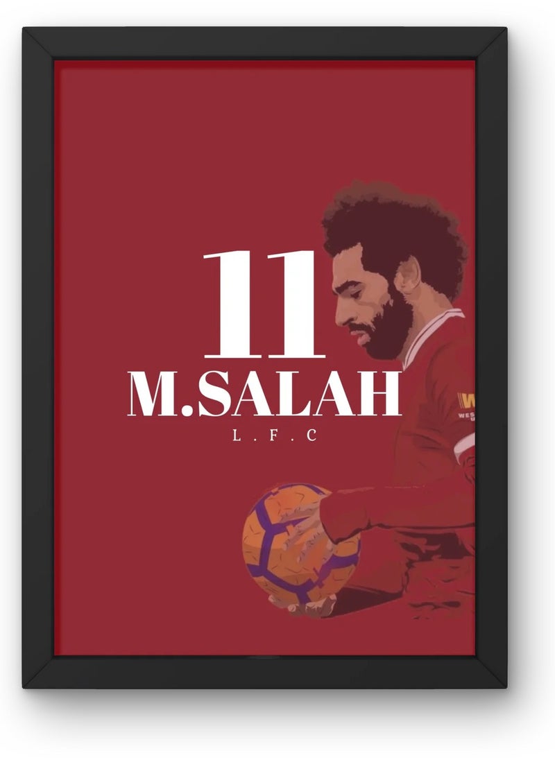 إطار أسود للفنان محمد صلاح، ٣٠ × ٤٠ 