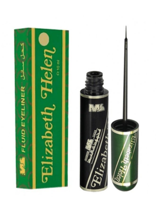 Elizabeth Helen Black Fluid Eyeliner - 10Ml - Image 1