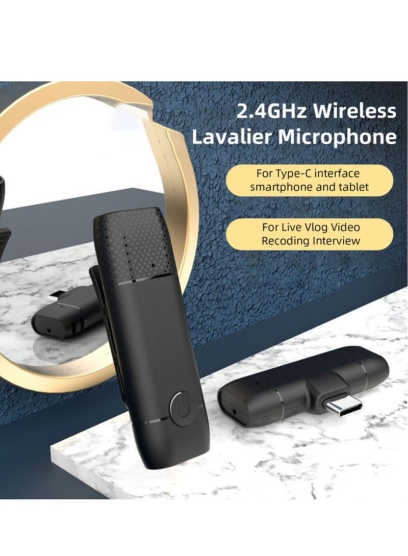 ELTRAZONE 2.4GHz Wireless Clip-on Lavalier Microphone M10 Black - Image 2