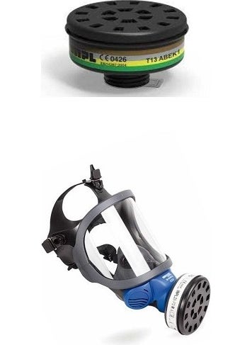 Mpl 3000-C Full Face MASK+T13 Gas Filter