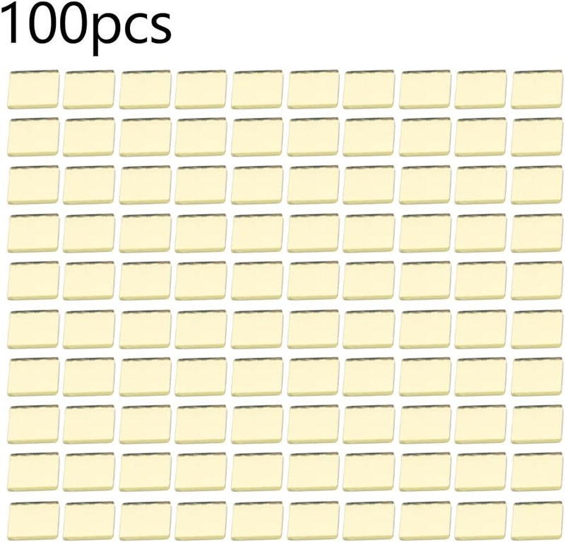 فسيفساء مرايا ذاتية اللاصق ذهبية 10x10 مم لكرات الديسكو الحرفية وديكور الجدران DIY - Image 5