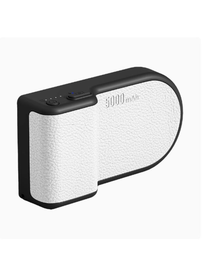 Bluetooth Mobile Phone Camera Assistant Wireless Remote Control Camera Stabilizer Net Red Vlog Shooting Anti-shake Handle Self-timer Artifact-Color:White  - Image 1