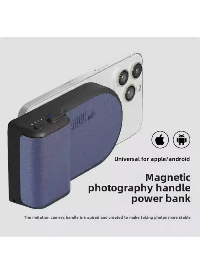 Bluetooth Mobile Phone Camera Assistant Wireless Remote Control Camera Stabilizer Net Red Vlog Shooting Anti-shake Handle Self-timer Artifact-Color:White  - Image 2