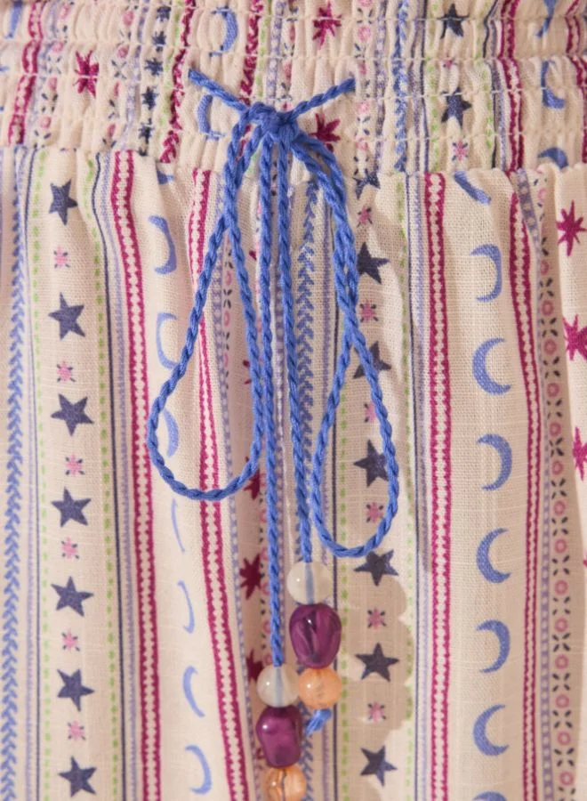 women'secret Multicoloured print viscose trouser