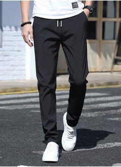 Generic Classic men's tailored trousers, fashionable straight-leg pants, casual business pants with pockets, comfortable and stylish solid-colored pants, and pants suitable for casual wear and outdoor activities  - Image 1