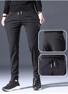 Generic Classic men's tailored trousers, fashionable straight-leg pants, casual business pants with pockets, comfortable and stylish solid-colored pants, and pants suitable for casual wear and outdoor activities  - Image 3
