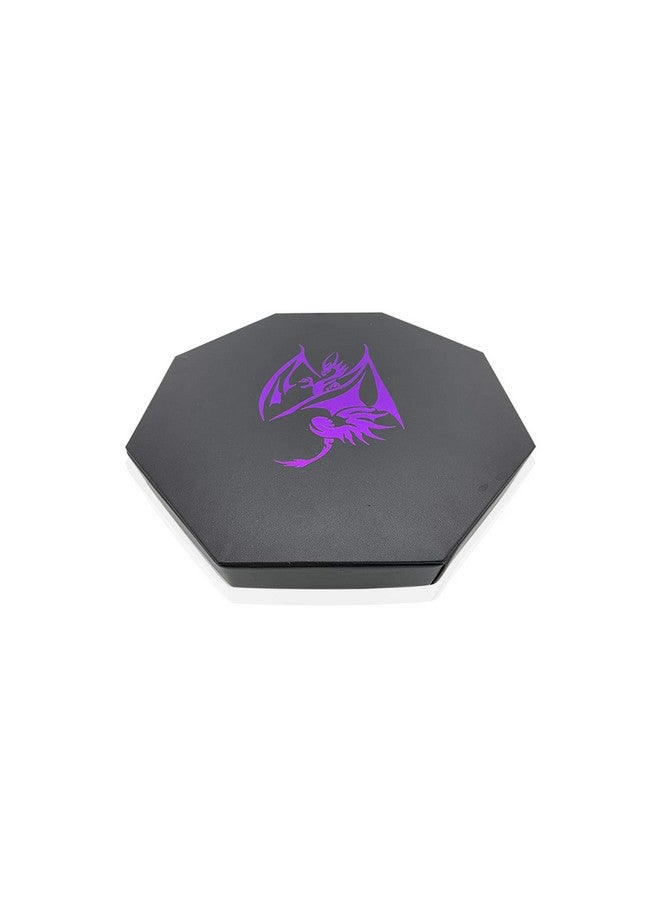 Norse Foundry Purple Dragon - D&D Dice Tray of Holding by Norse Foundry, 8” Octagon Shape Dice Rolling Tray for Dice Games Like RPG and DND, Dice Box Storage, Removable Top Lid - Soft Padded Inner Lining - Image 2