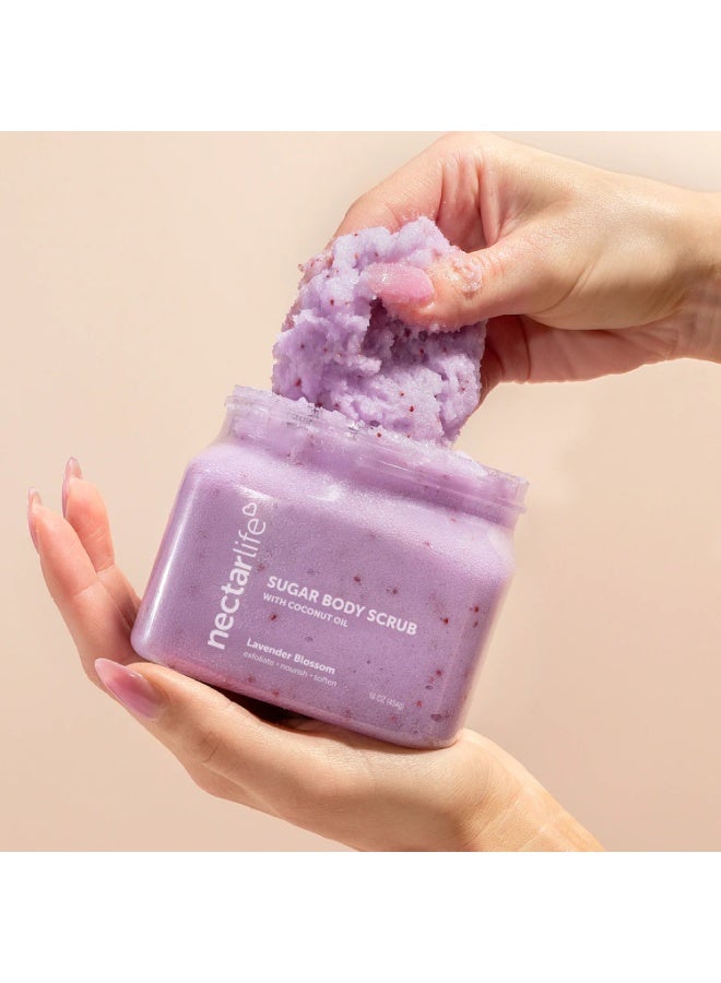 Nectar Life Exfoliating Body Scrub Jumbo Lavender Blossom - Image 3