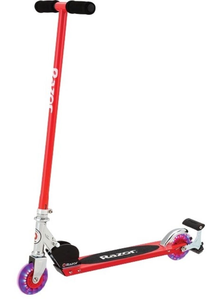 Razor S Spark Sport Red Kick Scooter | Kids Ages 8 Years+ | Kids Scooter | Foldable Scooter | Outdoor Adventure - Image 1