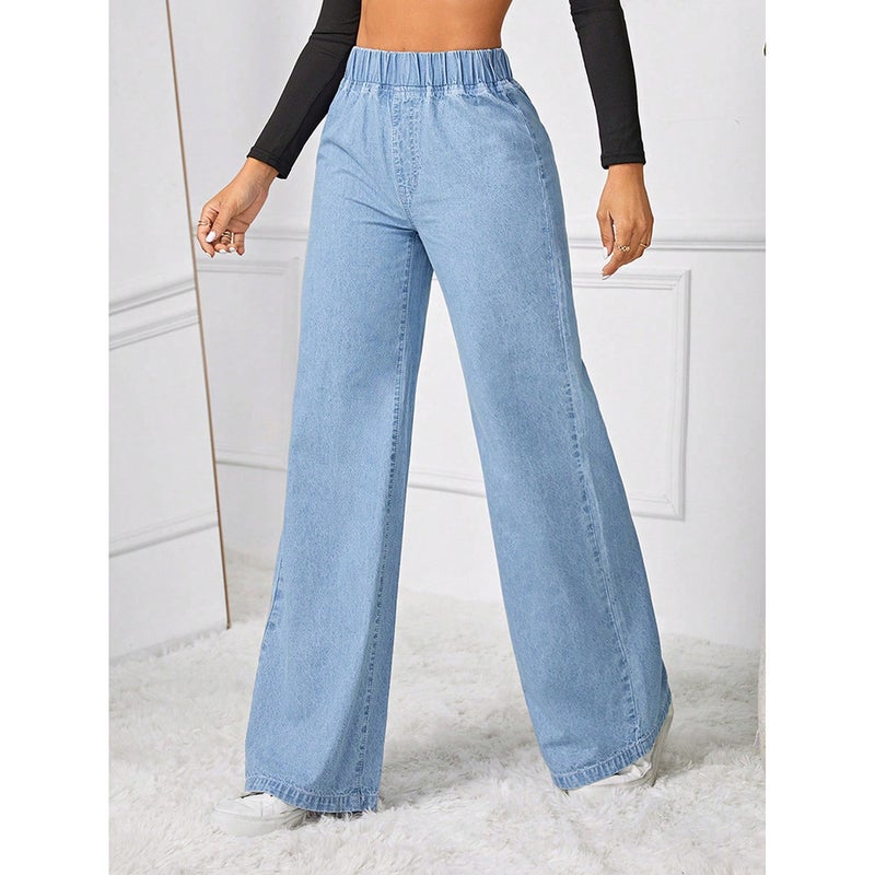 Unisex Casual Daily Denim Jeans - Image 1