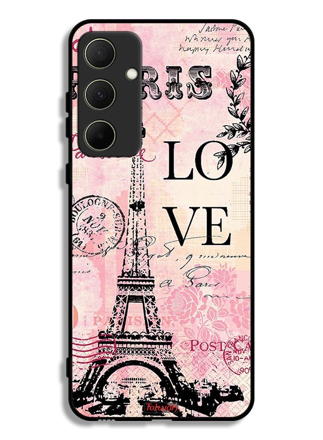 Tolwak Samsung Galaxy A35 5G Protective Case Cover Paris Love - Image 1
