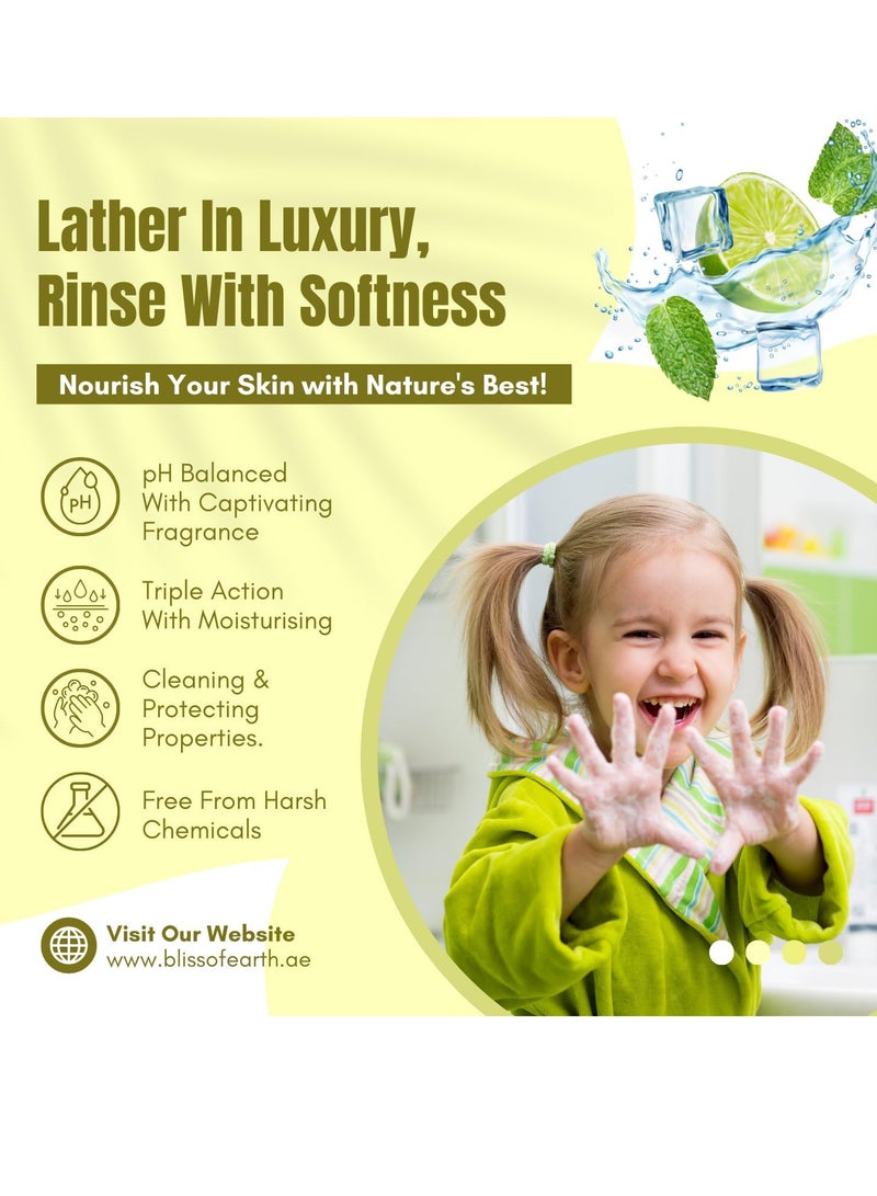 بليس اوف ايرث سائل إعادة تعبئة غسول اليد، صابون يد حمضي منعش، 5 لتر، تركيبة مرطبة غير قابلة للجفاف، عطر عطري مثالي للمنزل والمكتب والفندق والمقهى - Image 4