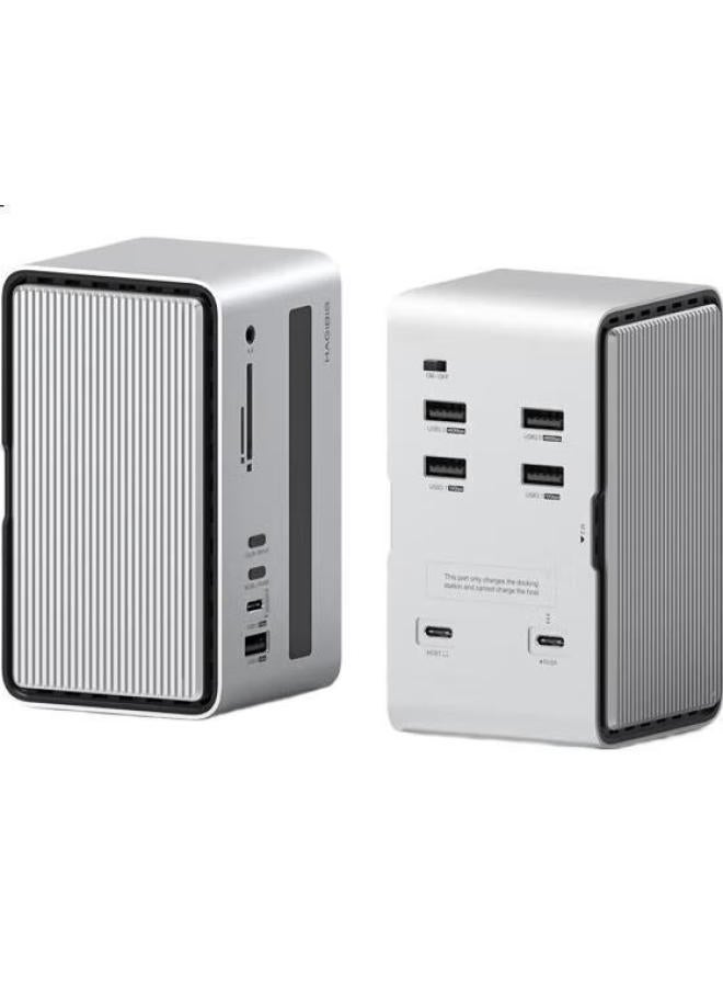 Hagibis Expansion Dock, Desktop Audio Pickup Expansion Dock, M.2 Hard Drive Enclosure, Type-C Converter, Usb Interface, Thunderbolt 4, Compatible With Apple Computers, Mac Laptops, Expansion - Image 1