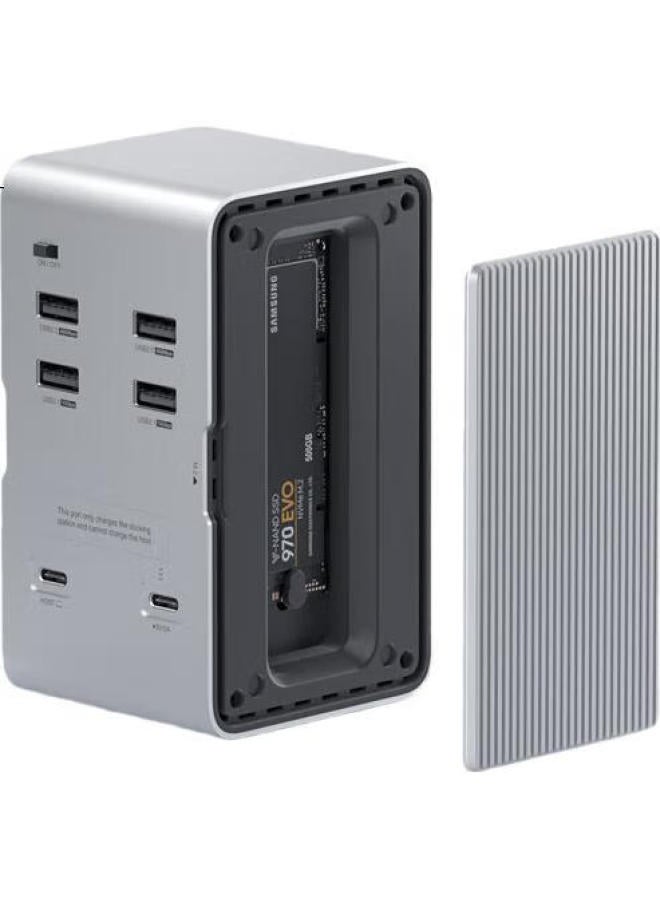 Hagibis Expansion Dock, Desktop Audio Pickup Expansion Dock, M.2 Hard Drive Enclosure, Type-C Converter, Usb Interface, Thunderbolt 4, Compatible With Apple Computers, Mac Laptops, Expansion - Image 2