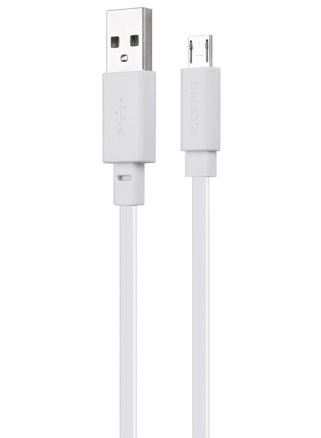 Smays 3-Pack 10 ft Micro USB Extension Cable Compatible with Wyze Cam v4, Wyze Cam Pan v3, Yi Cam, Nest Cam, Blink Mini Security Camera, Long Flat Power Cord, White - Image 5