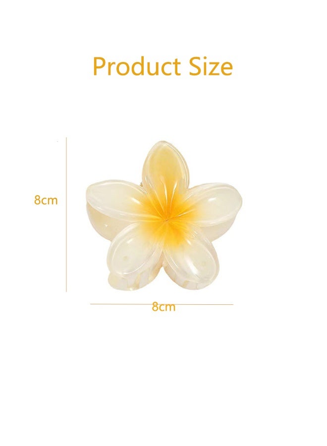 4 قطع من مشابك الشعر الزهرية، مشابك شعر قوية غير قابلة للانزلاق، إكسسوارات شعر كهدية للعطلات، إكسسوار ذيل الحصان للنساء - Image 5