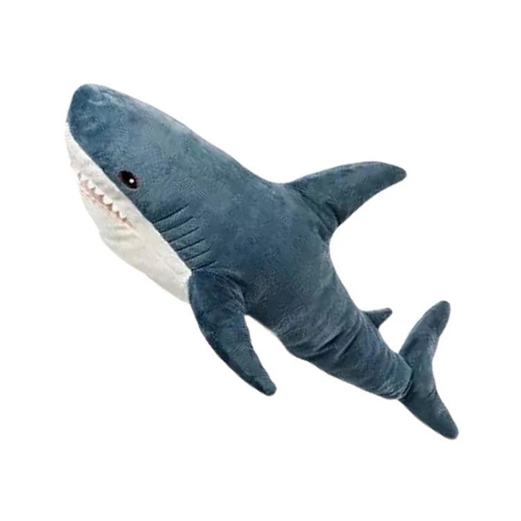 Y&D 2025 New Arrivals Trendy Large Striped Shark Plush Toy Pillow Embroidered Valentine's Day Gift for Girls Top Trending Product - Image 2