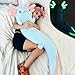 Tezituor 48 inch Blue Axolotl Stuffed Animal Large Plush Body Pillow for Adults Girls 612 Valentines Gifts GlowinDark Plush Toy 4ft Long Stuffed Salamander Halloween Christmas - Image 2