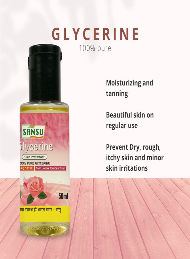 SANSU لوشن سانسو جلسرين كلاسيك، مهدئ ومنقى للبشرة، 50 مل (عبوة من 7 قطع) - Image 5
