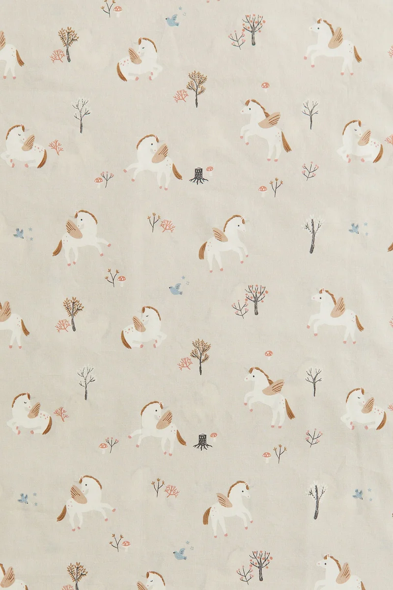 H&M Patterned cotton fitted sheet