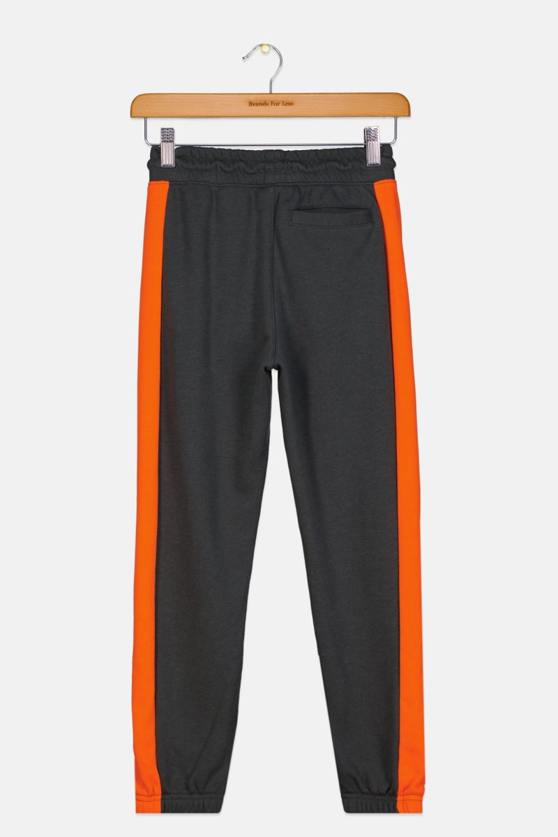 Nike Nike 3Brand by Russell Wilson Kids Boy Sportswear Fit Brand Logo Sweatpants, Grey  - Image 2