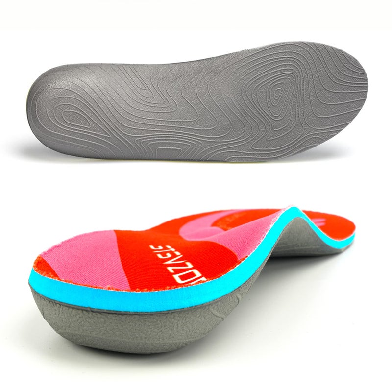 STSVZORR Plantar Fasciitis Relief Metatarsal Pain Arch Support Inserts Flat Foot Orthotic Insoles Sports Running Hiking Shock Absorb Men Women Long Time Standing, Size 8 - Image 1