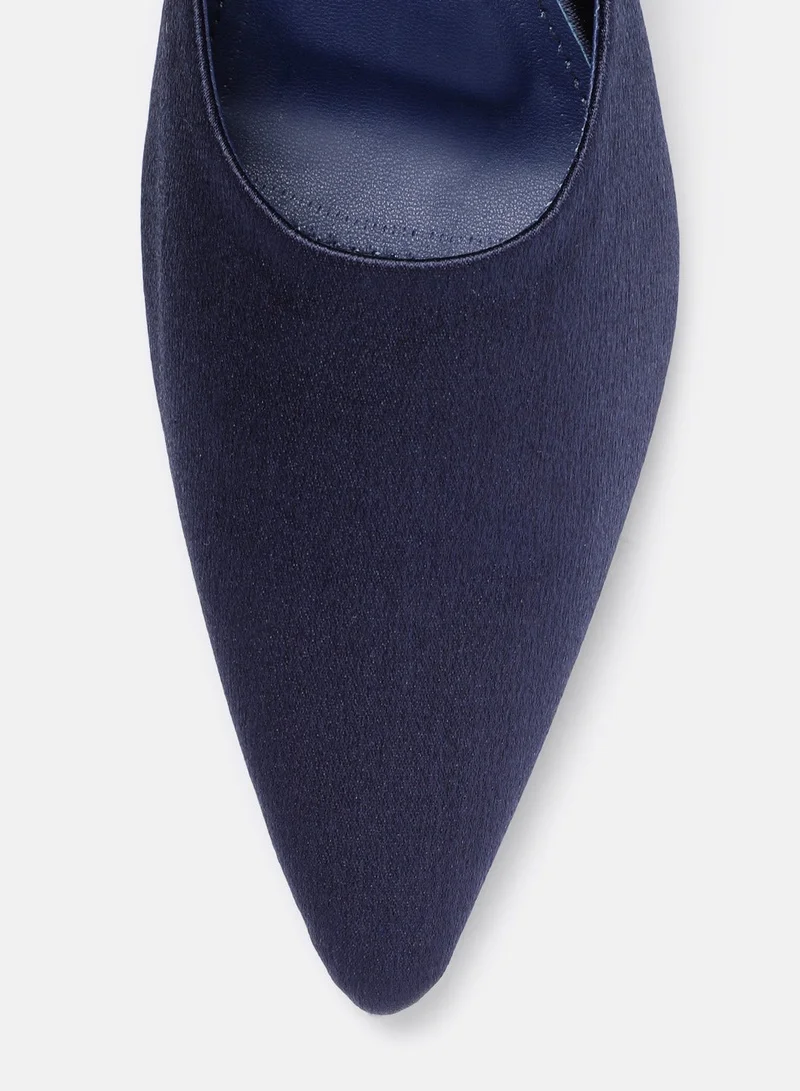Zoriworld Navy Blue 9TO5 Navy Blue Heels for Women 3 Inch for Women | Best Price UAE